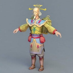 Ancient Chinese Physician 3d model