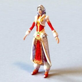 Ancienne princesse chinoise modèle 3D