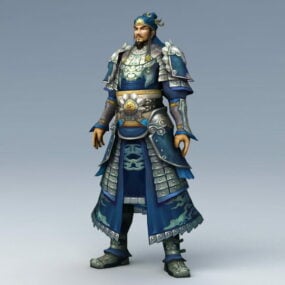 Ancient Chinese War General 3d model