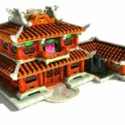 Altes chinesisches Fantasie-Haus