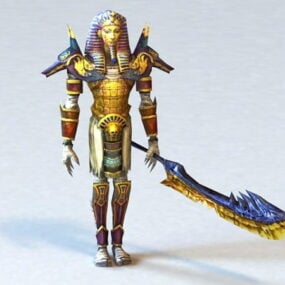 Ancient Egyptian Warrior Queen 3d model