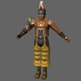 Ancient Egyptian Male Character 3d model
