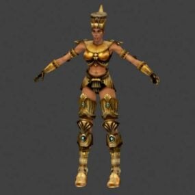 Warrior Agent Man Character 3d model
