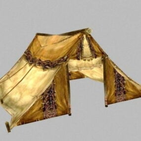 Model 3D starożytnego namiotu