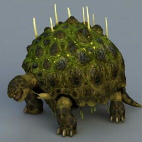Oud schildpad 3D-model