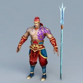Muinainen Warrior 3d-malli