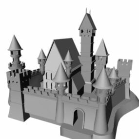 Altes Ca.stle Architektur 3D-Modell