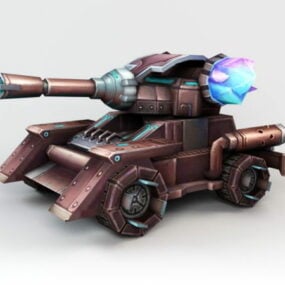 动画动漫坦克装备3d模型