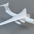 Animated Il-76 Strategic Airlifter