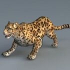 Geanimeerd Jaguar-dier