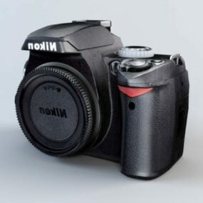 Animert Nikon D40x Digital Slr 3d-modell