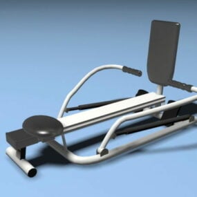 Animated Row Machine 3d model