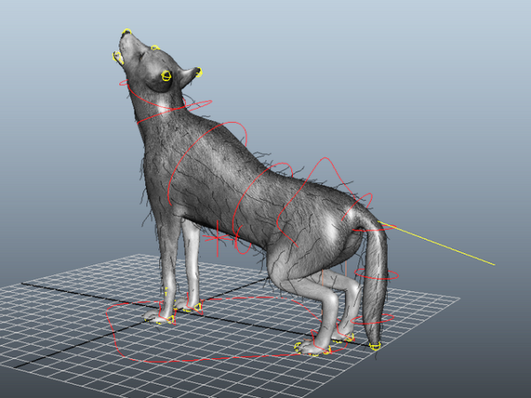 Animated Wolf Free 3d Model Ma Mb Open3dmodel 123950