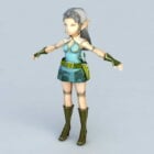 Anime Elf Girl Archer