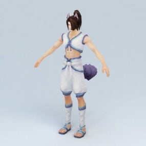 Anime Fox Guy 3D-Modell
