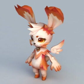 Anime Rabbit Spirit 3d model