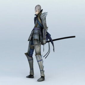 Anime Sword Guy 3D-model
