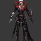 Anime Dark Warrior Character