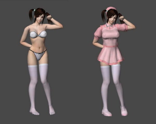 Anime Beauty Housemaid Character