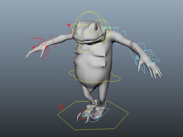 擬人化されたカエルのリグのない3dモデル Ma Mb Open3dmodel