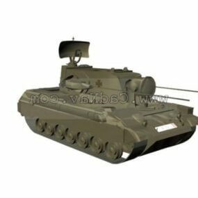 Anti-aircraft Tank 3d model