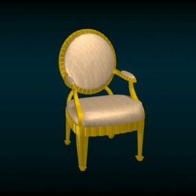 古董维多利亚时代的椅子 3d model
