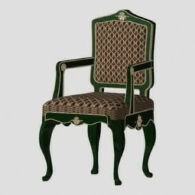 Antiikkinen Accent Chair 3D-malli