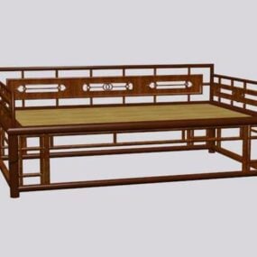 Classic Antique Chinese Bench 3d model