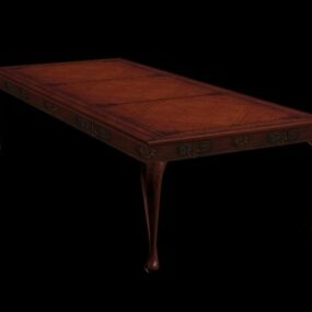 Antique Dining Table 3d model