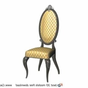 Modello 3d di mobili antichi per sedia da toeletta