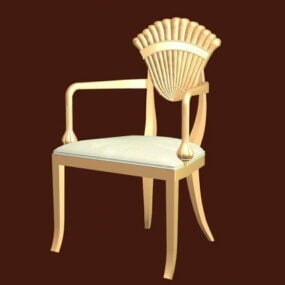 Chaise de meuble antique modèle 3D
