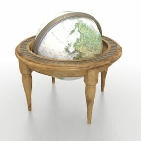 Globe Antique modèle 3D