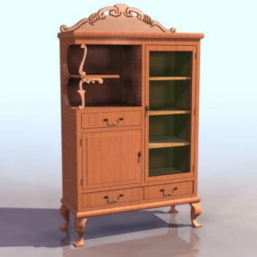 Antique Classic Sideboard Cabinet 3d model