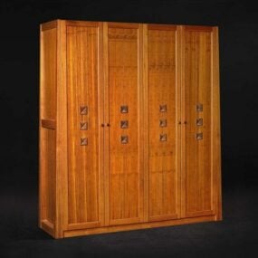 Furniture Antique Chinese Wardrobe 3d model
