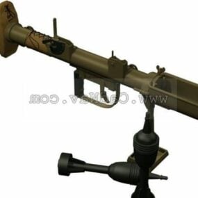Modello 3d dell'arma anticarro Piat