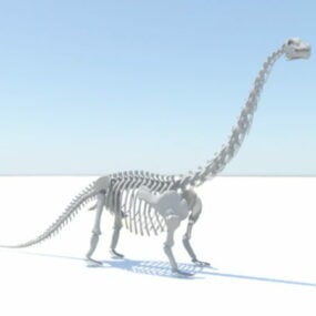 مدل 3 بعدی دایناسور Ankylosaurus واقعی