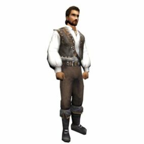 Aristocrat Male Character 3d model