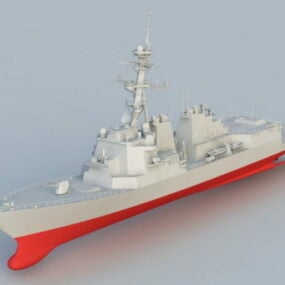 Arleigh Burke Class Destroyer 3d model