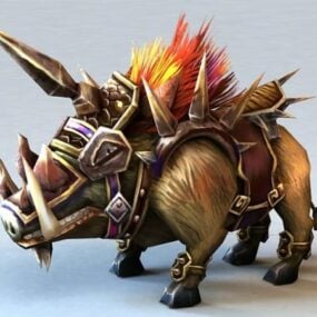 Armored Boar 3d-modell