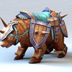 Armored Brown Bear 3d-modell