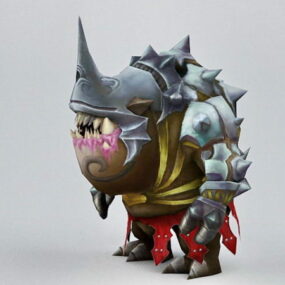Armored Monster Creature 3d model