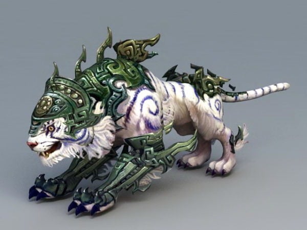 Armored White Tiger