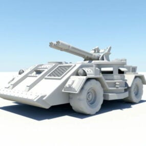 装甲戦闘車両3Dモデル