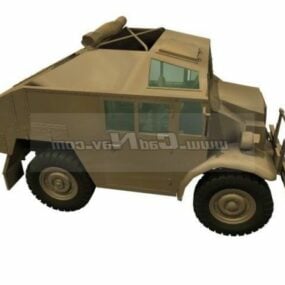 Armoured Scout Car 3d model