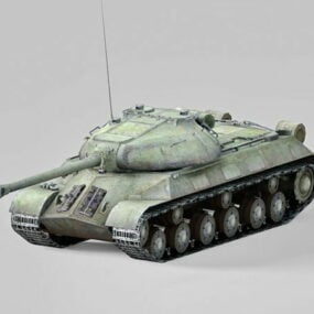 نموذج دبابة عسكرية للجيش ثلاثي الأبعاد