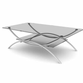 Art Glass Table Furniture 3d model