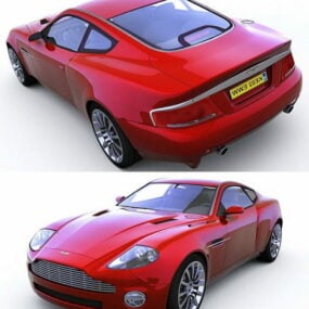 12д модель спортивного автомобиля Aston Martin V3 Vantage