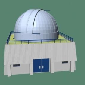 Model 3d Observatorium Astronomi