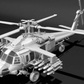 Angriffshubschrauber 3D-Modell