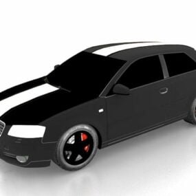سيارة أودي A3 المدمجة نموذج ثلاثي الأبعاد